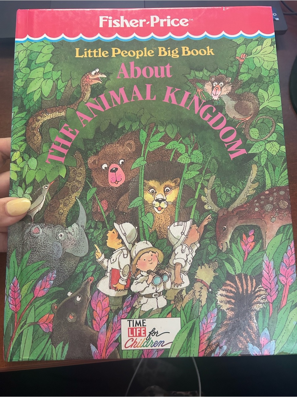 Fisher-Price Little People Big Book About the Animal Kingdom HC Time Life VTG